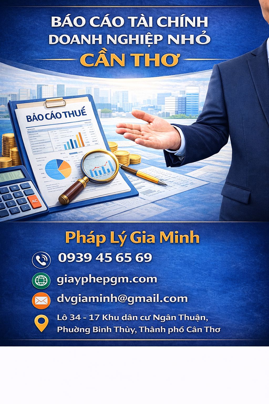 Báo cáo thuế doanh nghiệp Cần Thơ – Giải pháp quản lý thuế chuyên nghiệp theo chuẩn TP.HCM