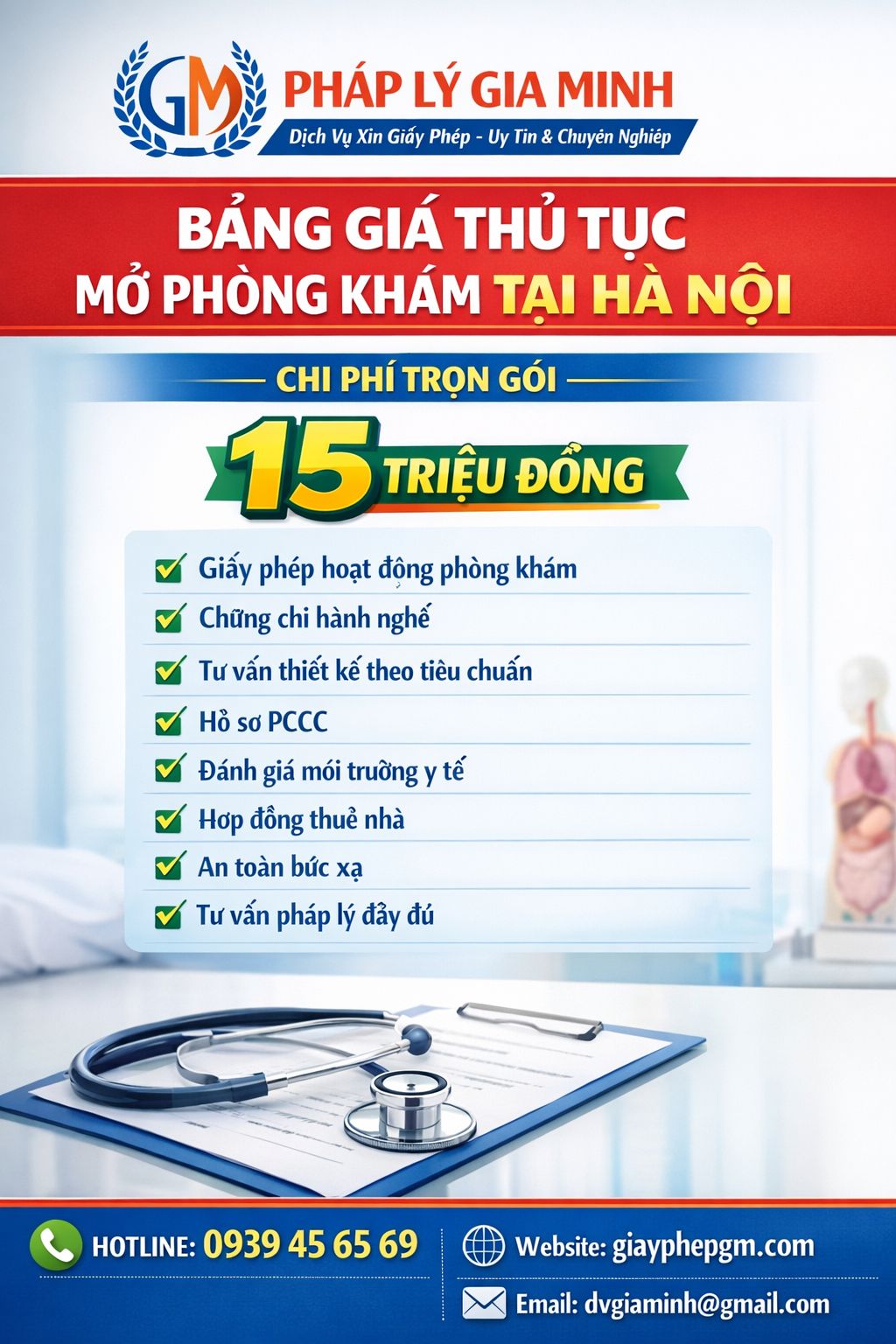 chi phí mở phòng khám châm cứu hà nội