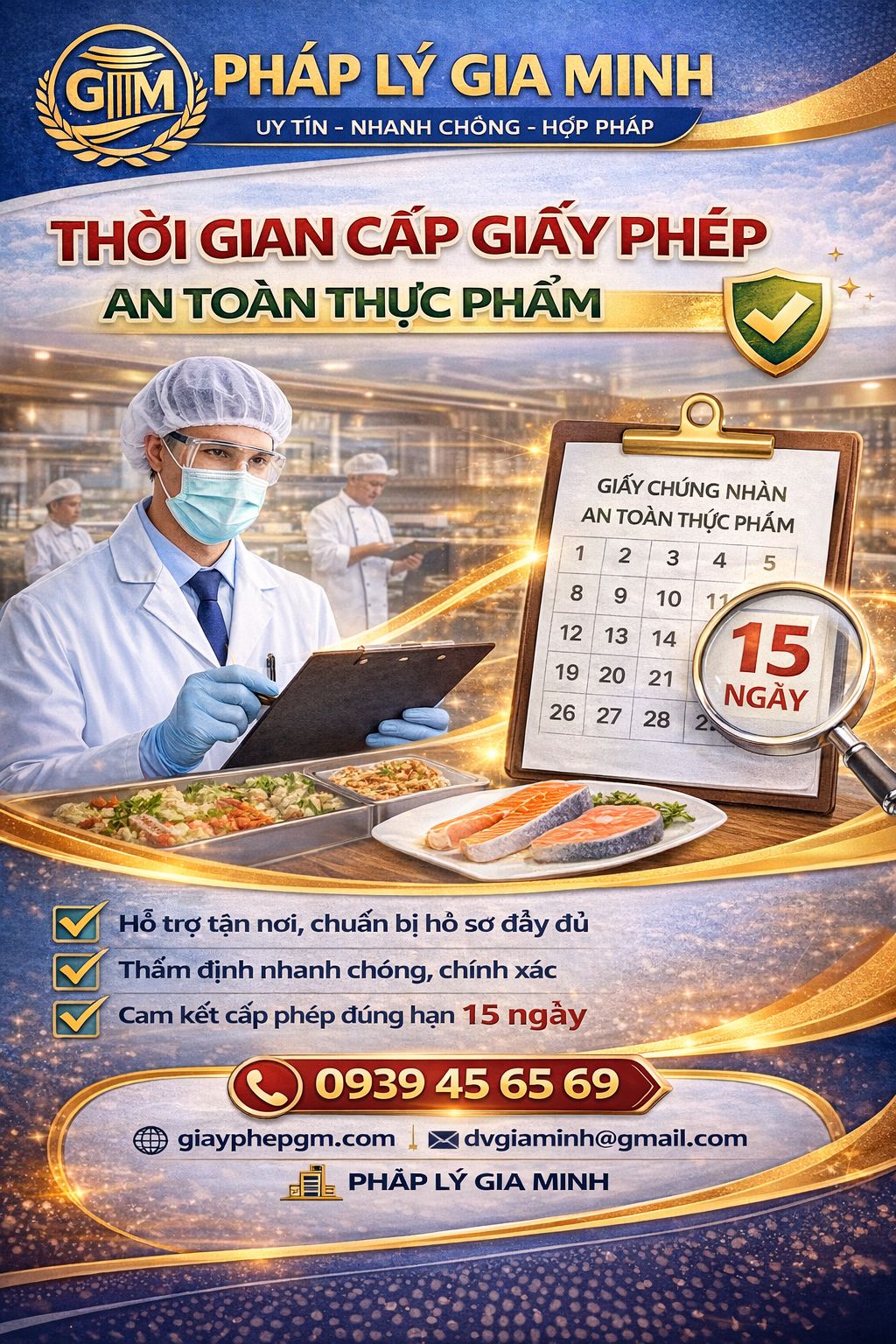 chi phí VSATTP Đà Nẵng