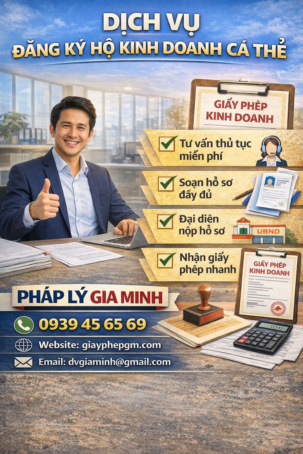 Dịch vụ đăng ký hộ kinh doanh tại TPHCM uy tín, nhanh gọn, tiết kiệm chi phí