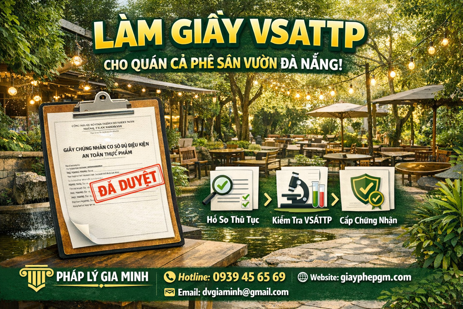 Vsattp Xin giấy VSATTP cho quán nước giải khát Đà Nẵng 2026 – Hồ sơ, quy trình ...