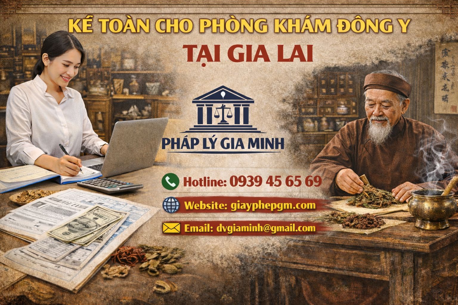 Hồ sơ xin giấy phép hoạt động phòng khám đông y	