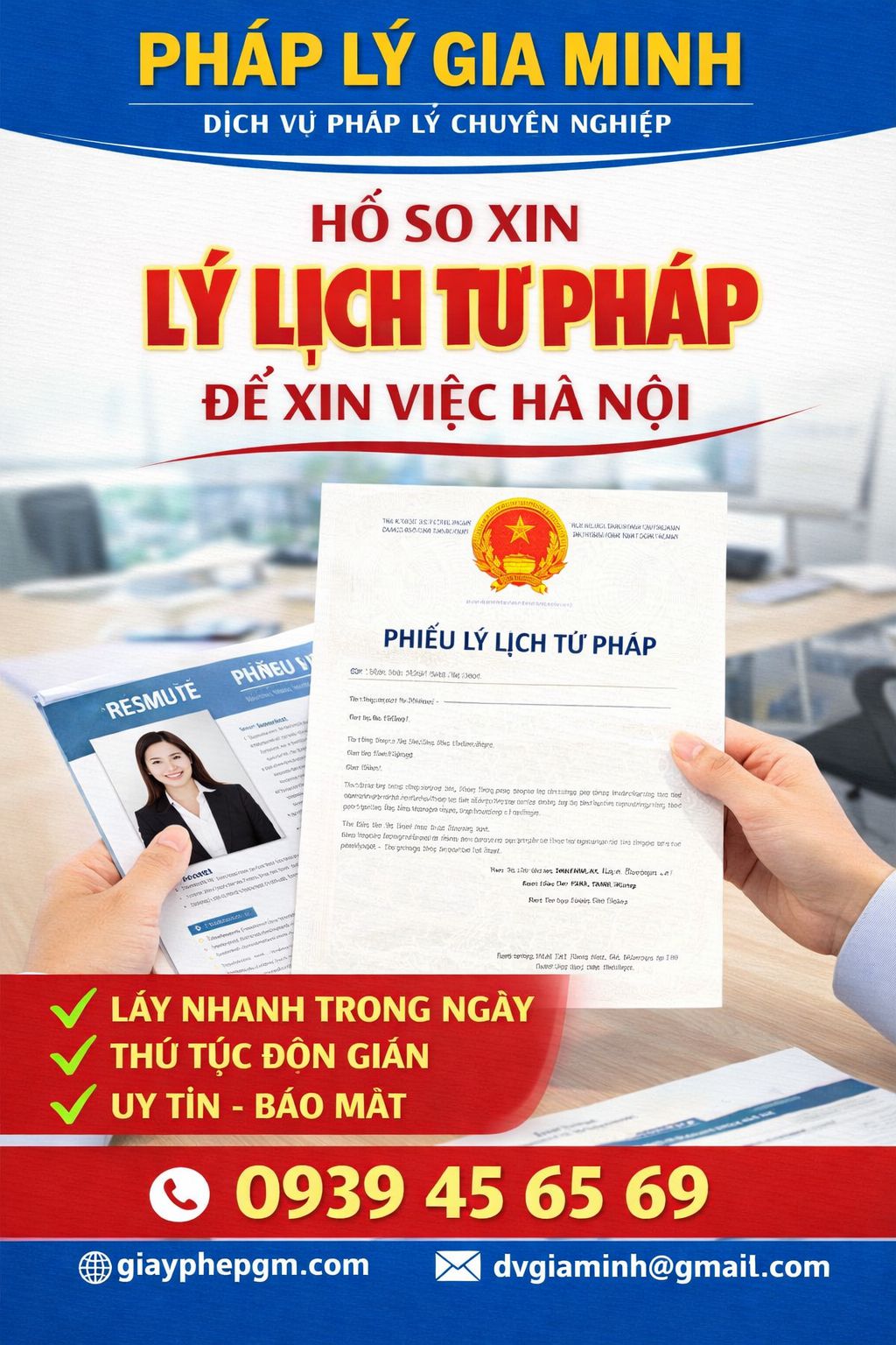 Hướng dẫn tự làm phiếu lý lịch tư pháp Hà Nội đơn giản – Từng bước chi tiết, dễ hiểu, ai cũng làm được