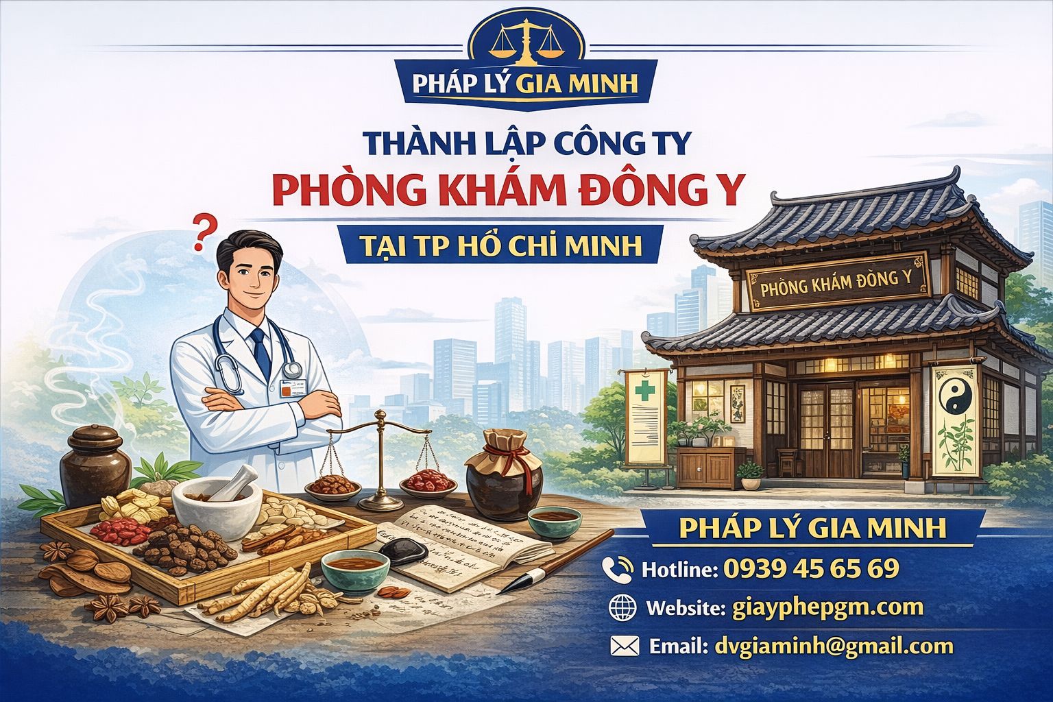 Quy trình xin giấy phép hoạt động phòng khám đông y – Hướng dẫn đầy đủ từ hồ sơ đến cấp phép