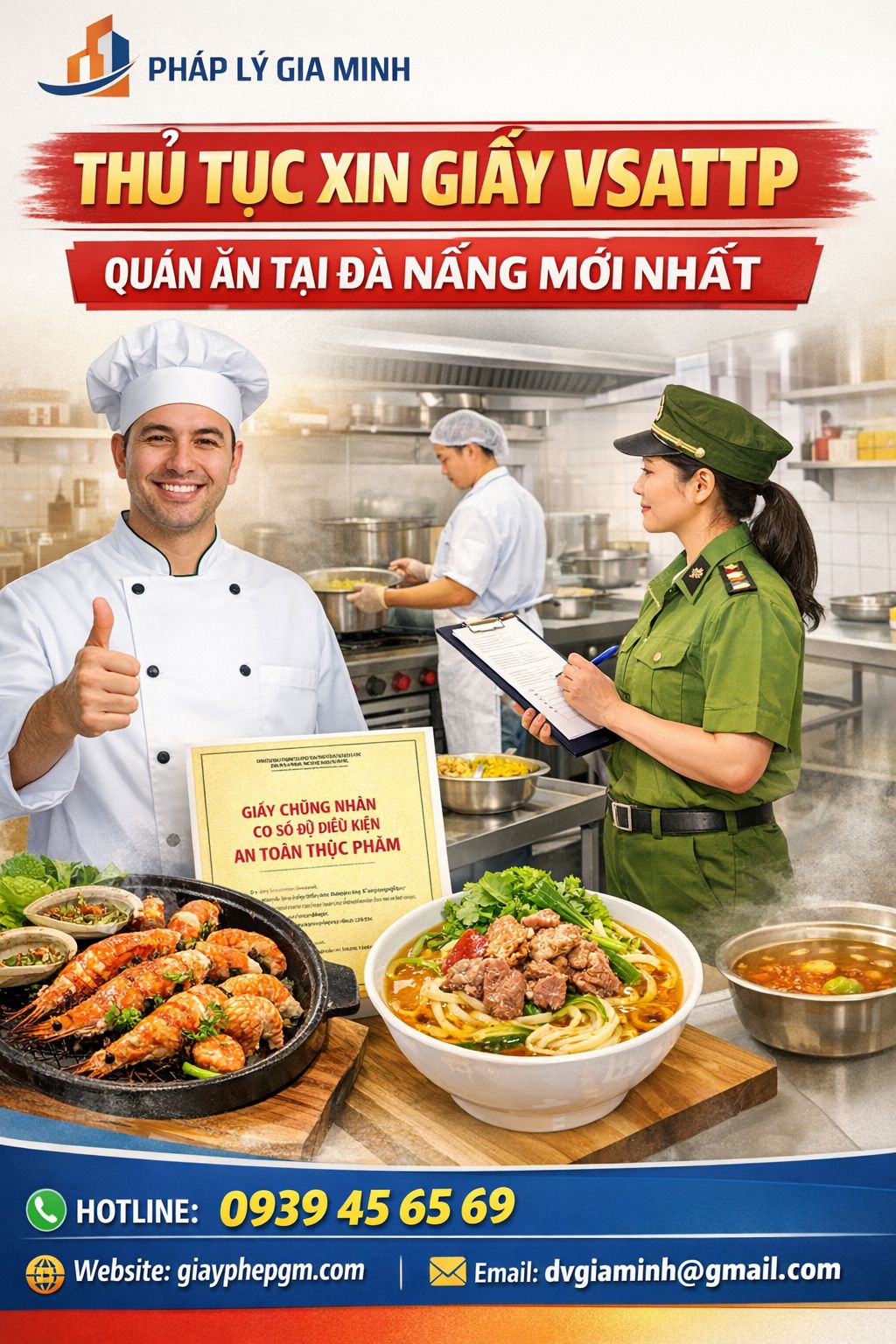 Thủ tục VSATTP cho tiệm bánh sinh nhật Đà Nẵng