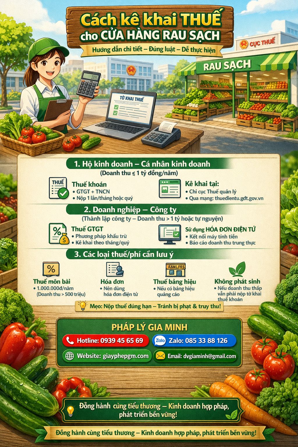 thuế gtgt rau củ quả