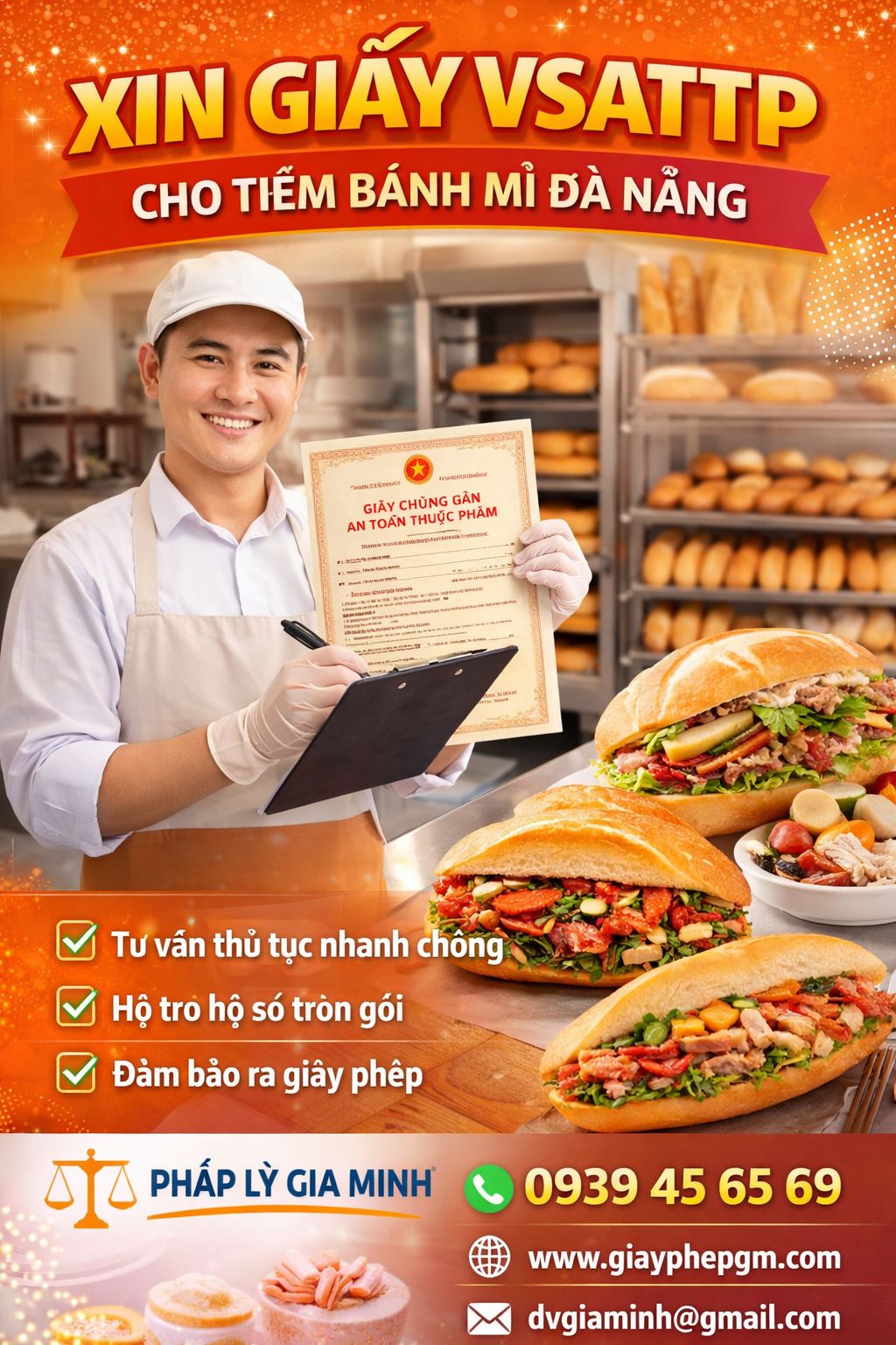 Xin giấy VSATTP cho cửa hàng rau củ sạch Đà Nẵng