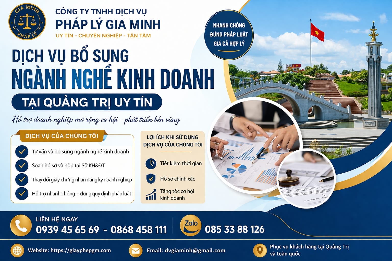 Bổ sung ngành nghề công ty tại Quảng Trị đúng quy định – Hướng đi chiến lược để mở rộng hoạt động hợp pháp