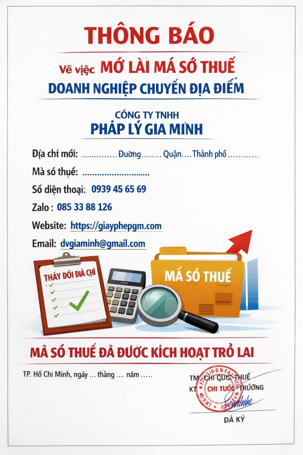 Cách mở lại MST bị khóa
