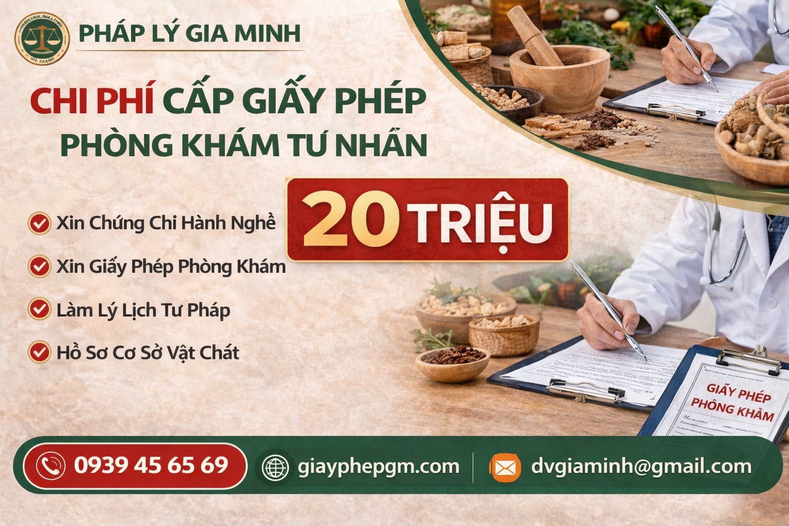 chi phí mở phòng khám hải phòng