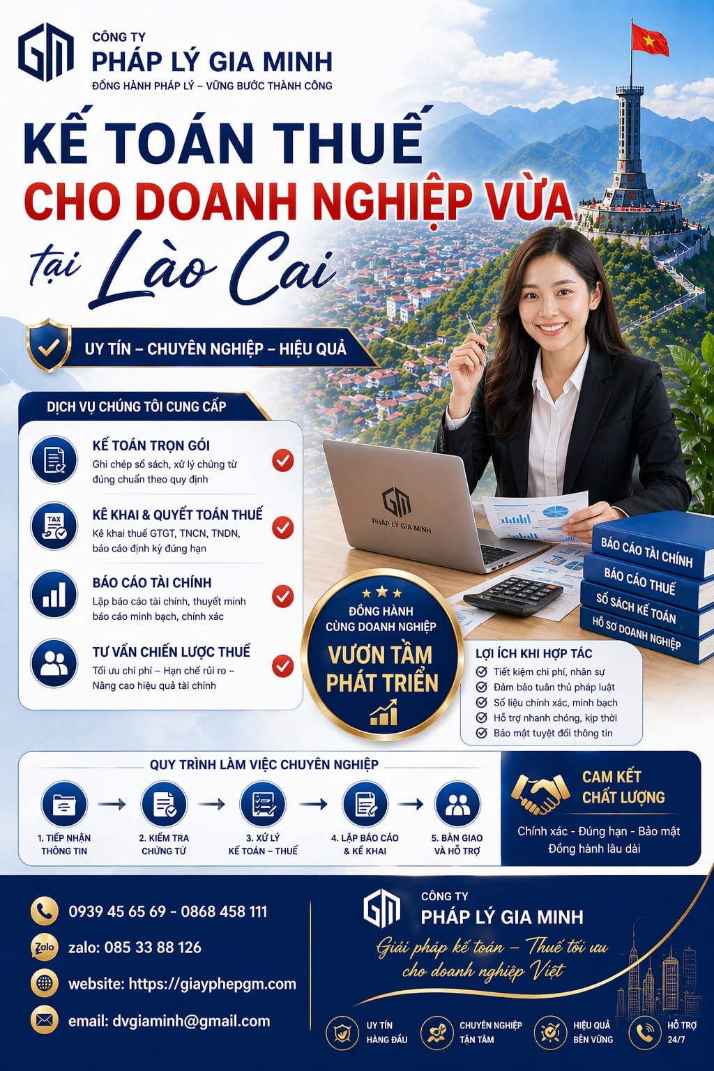 Dịch vụ kế toán cho công ty sản xuất tại Lào Cai – Giải pháp tối ưu chi phí và quản lý hiệu quả
