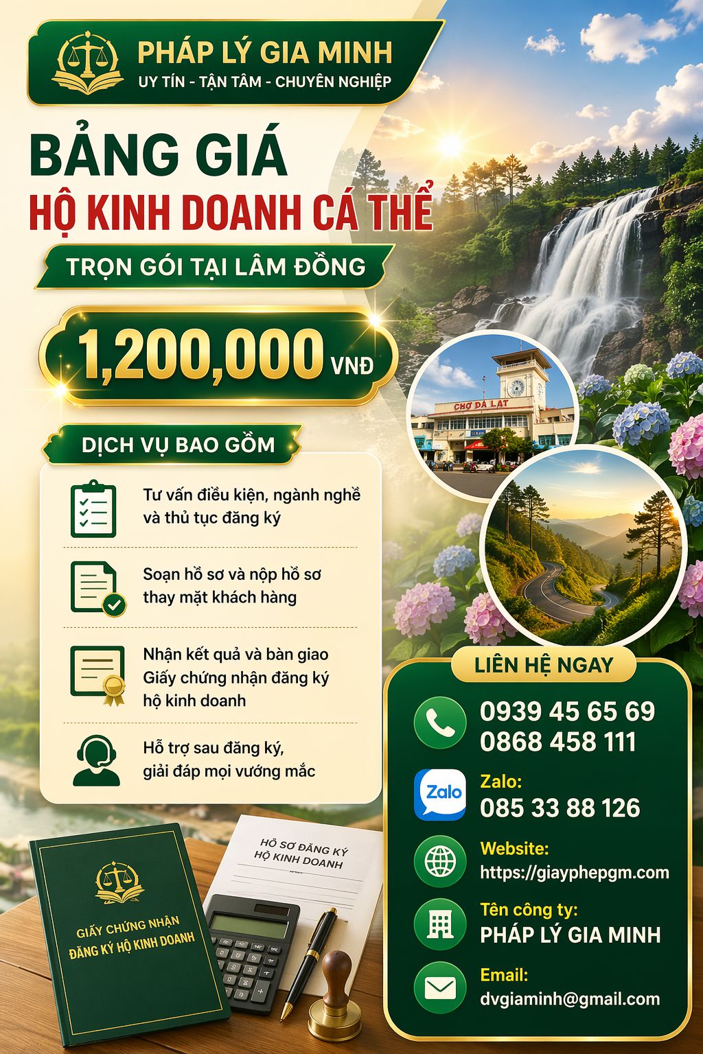 Dịch vụ mở hộ kinh doanh tại Đơn Dương chuyên nghiệp – Giải pháp nhanh, đúng luật, tiết kiệm chi phí