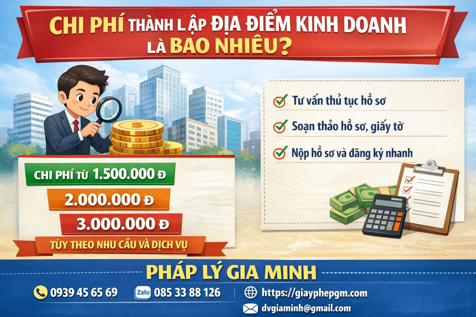 Dịch vụ thành lập địa điểm kinh doanh tại Thanh Hóa giá rẻ – Nhanh chóng, đúng luật, tối ưu chi phí