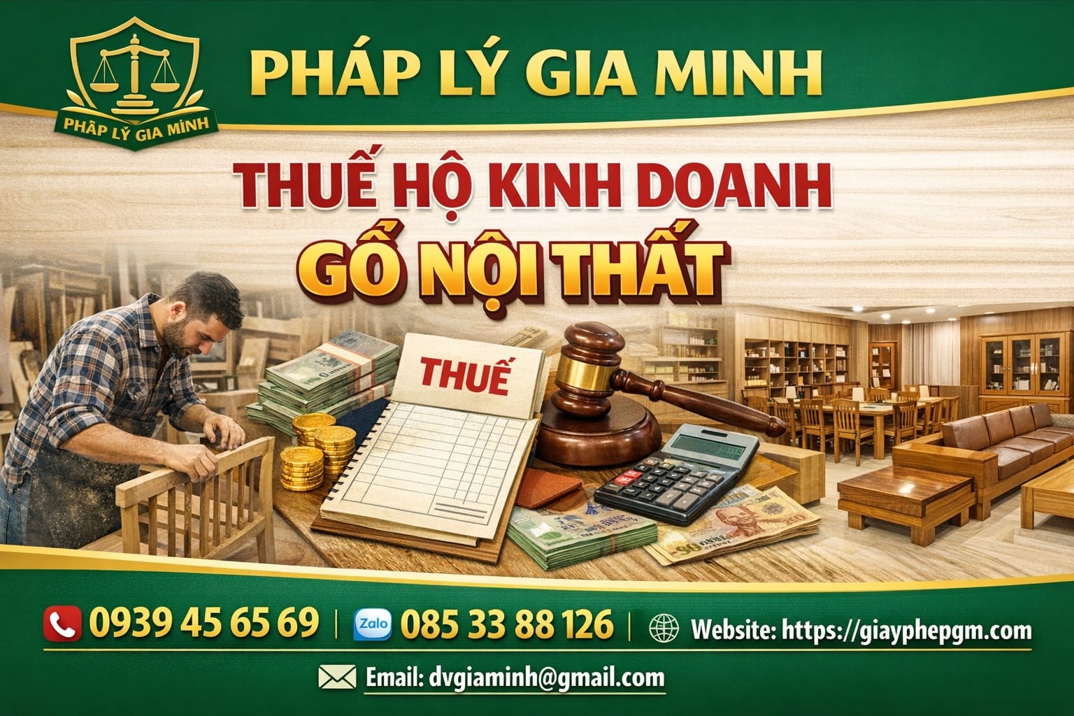 Dịch vụ thành lập hộ kinh doanh gỗ nội thất tại Bình Dương – Thủ tục nhanh, chi phí thấp