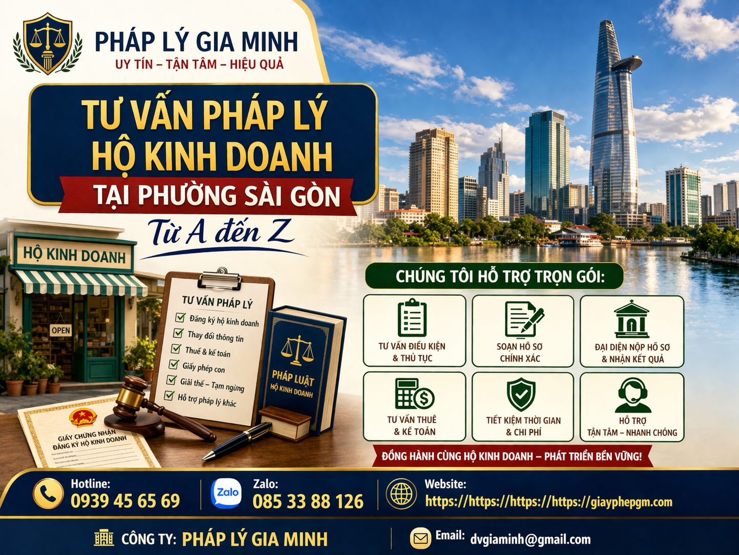 Dịch vụ thành lập hộ kinh doanh tại phường Sài Gòn uy tín – Nhanh gọn, đúng luật, tiết kiệm chi phí