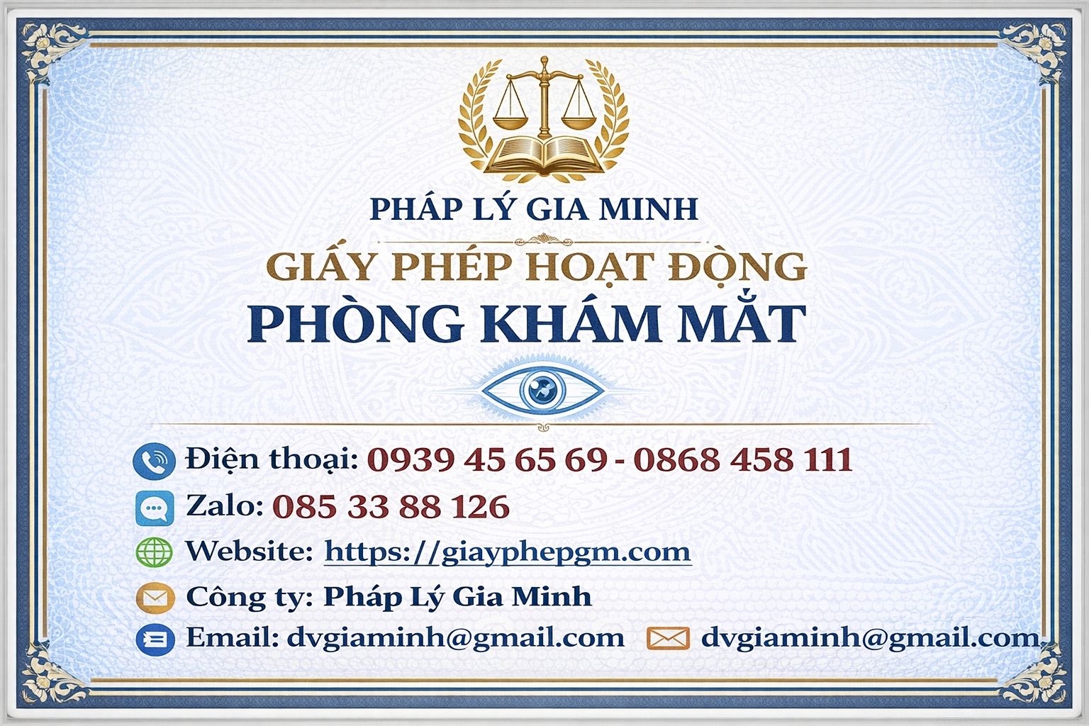 Mở phòng khám mắt cần giấy tờ gì tại Hà Tĩnh – Hướng dẫn chi tiết từ A-Z
