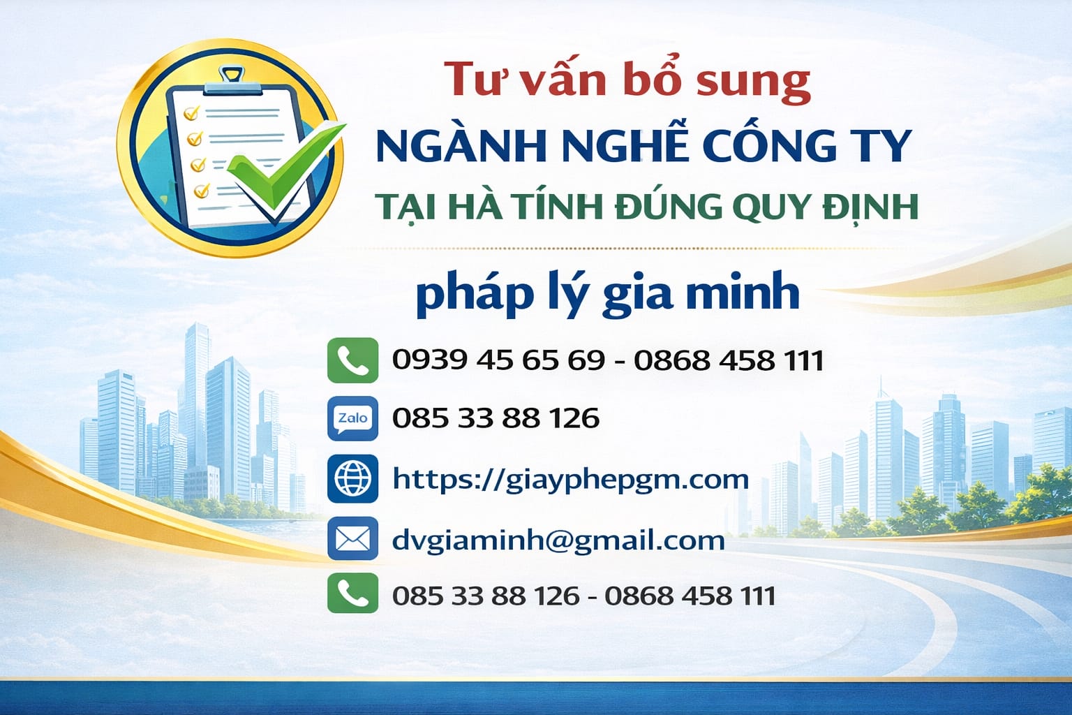 Tư vấn bổ sung ngành nghề công ty tại Hà Tĩnh đúng quy định
