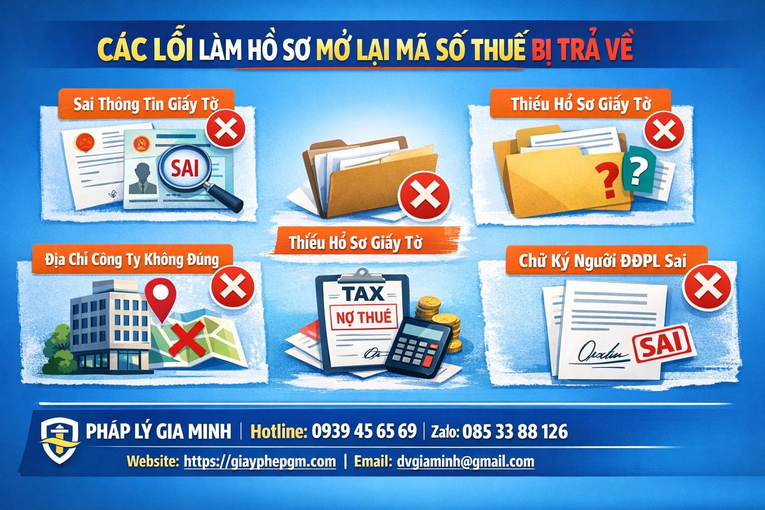 Tư vấn mở lại MST