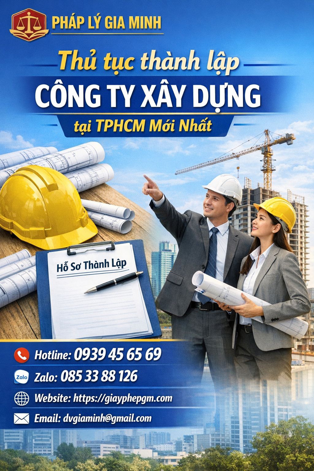 Tư vấn thành lập công ty xây dựng tại TPHCM