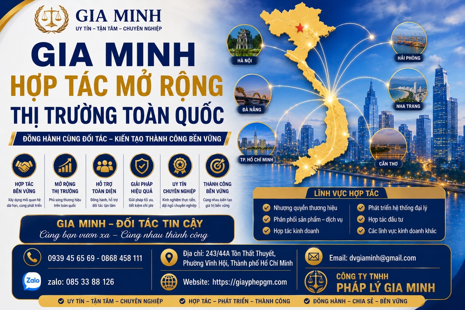 Gia Minh hợp tác mở rộng thị trường toàn quốc