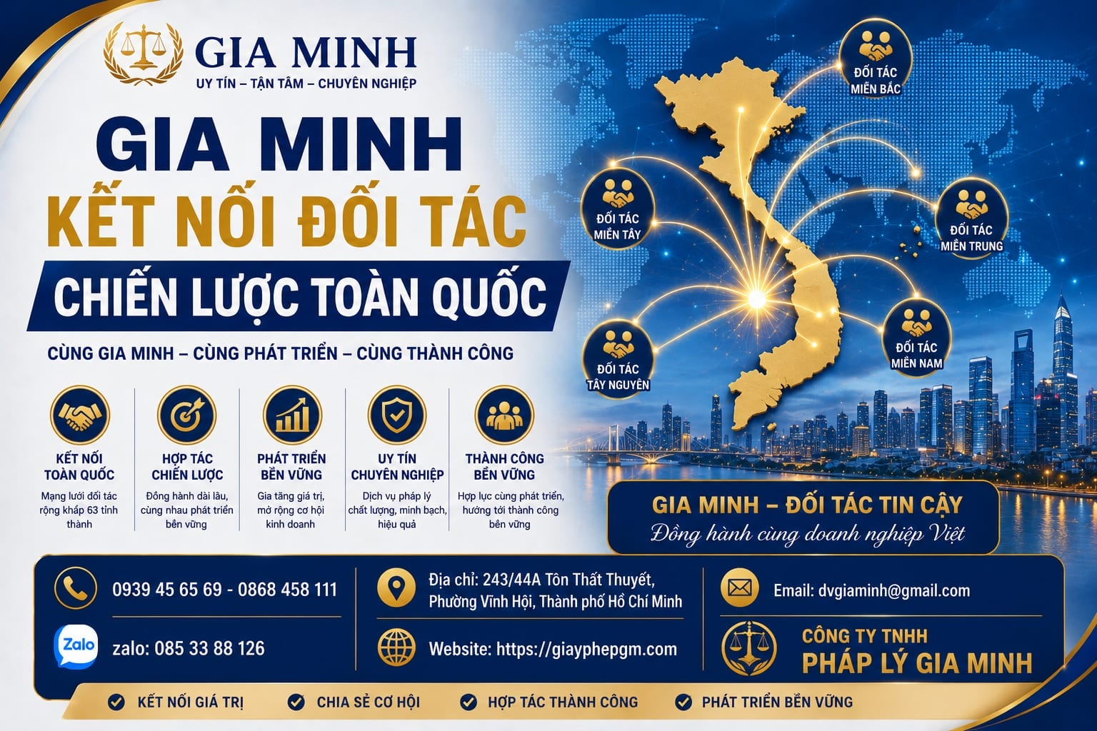 Gia Minh kết nối đối tác chiến lược toàn quốc