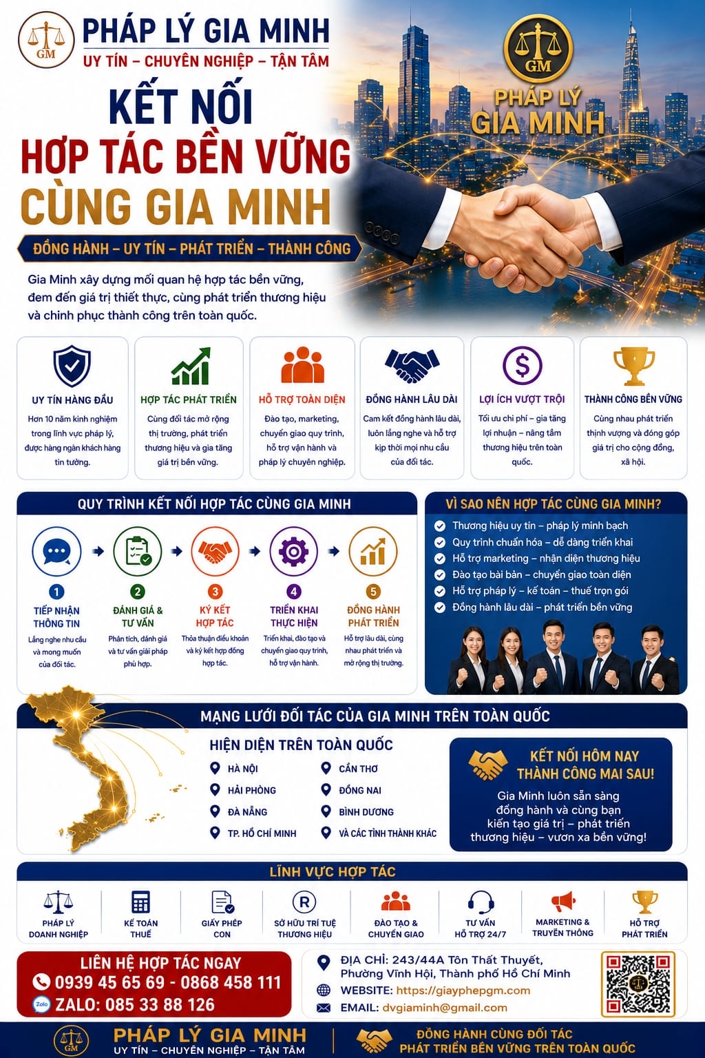 Gia Minh tìm kiếm đối tác hợp tác toàn quốc mở rộng hệ sinh thái kinh doanh bền vững