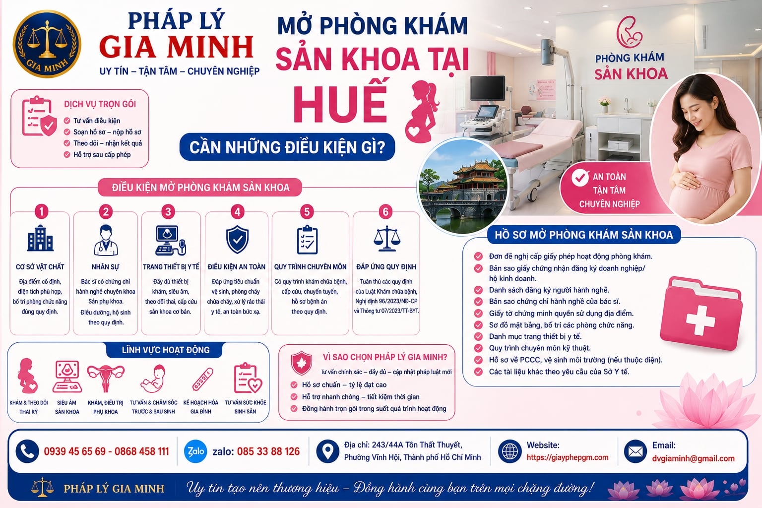 Mở phòng khám sản khoa tại Huế cần những điều kiện gì để chuẩn bị đúng ngay từ đầu